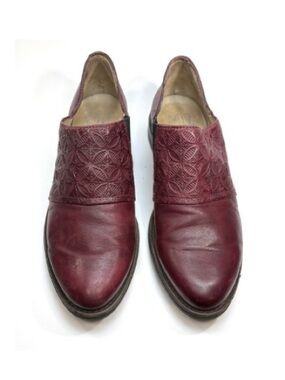 Miz Mooz Burgundy Leather Ankle Boots | 40